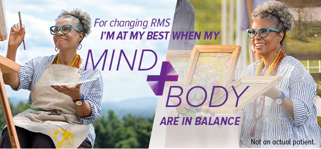 For changing RMS. I'm at my best when my mind + body are in balance.